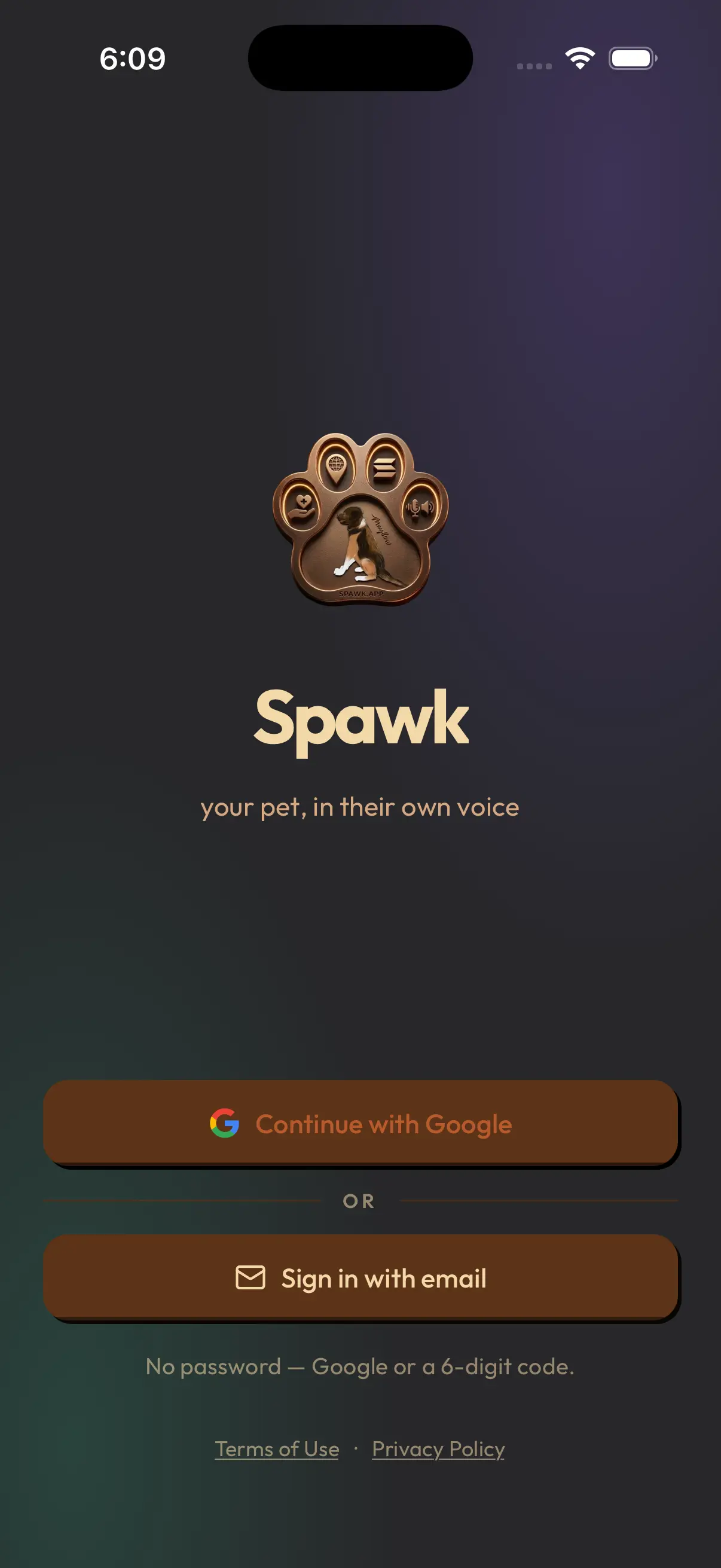 Sign in to Spawk